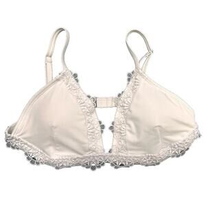 NWT Hollister Women’s Swim Top Bra White Lace XL